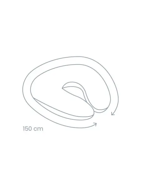 Doomoo Coussin D'allaitement Softy Classic Grey Coussin