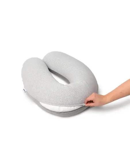 Doomoo Coussin de Grossesse et d'allaitement Buddy Classic Grey