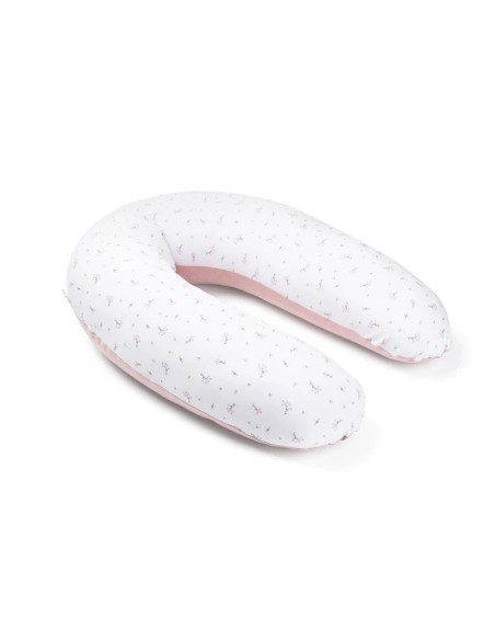 Doomoo Coussin de Grossesse et d'allaitement Buddy Flower Pink
