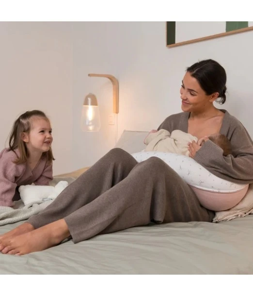 Doomoo Buddy pregnancy and breastfeeding pillow Flower Pink 2