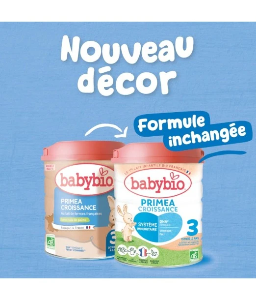 Babybio Primea 3 baby formula 800 g from 10 months 2