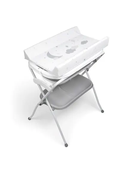 MS Innovaciones Table à langer pliable avec Baignoire intégrée