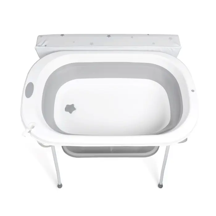 MS Innovaciones Table à langer pliable avec Baignoire intégrée