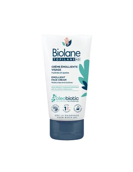 Biolane Topilane AD Crème Visage Émolliente 50ml Crème