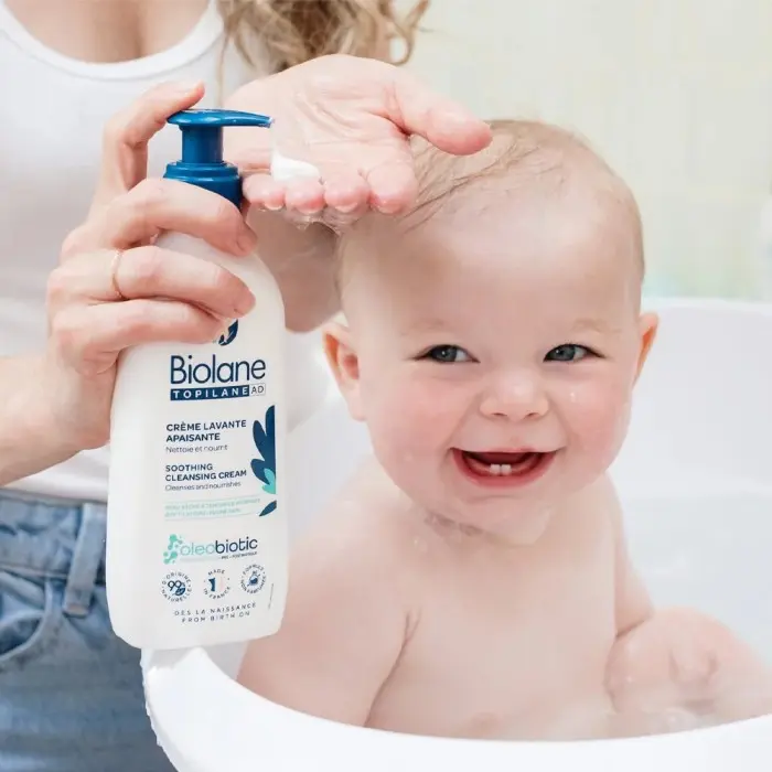 Biolane Topilane AD Crème Lavante Apaisante 350ml Cheveux &