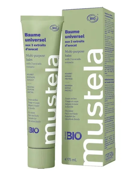 Mustela Organic universal balm with 3 avocado extracts 75 ml