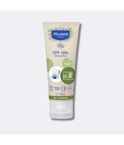 Mustela Organic diaper cream 75 ml