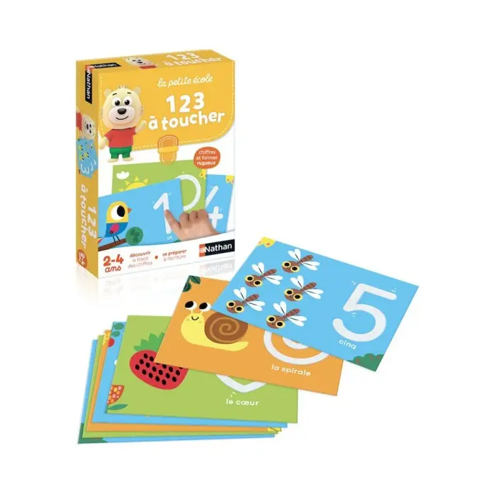 Nathan 1 2 3 à toucher 2ans+ Jouet - Nathan Maroc