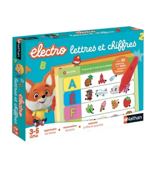 Nathan Electro Lettres et Chiffres 3-5ans