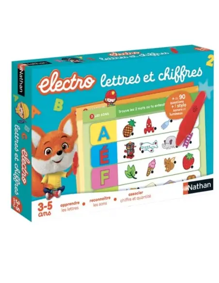 Nathan Electro Lettres et Chiffres 3-5ans Jouet - Nathan Maroc
