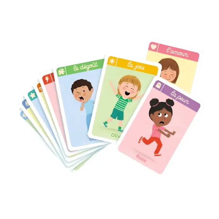 Nathan Jeu de Cartes - Les Émotions 3ans+ Jeux éducatifs -
