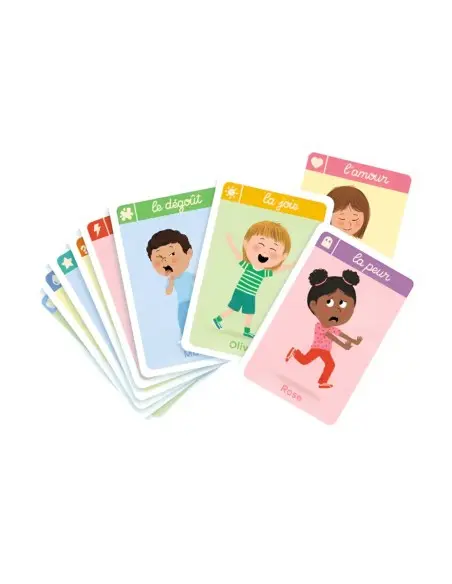Nathan Jeu de Cartes - Les Émotions 3ans+ Jeux éducatifs -