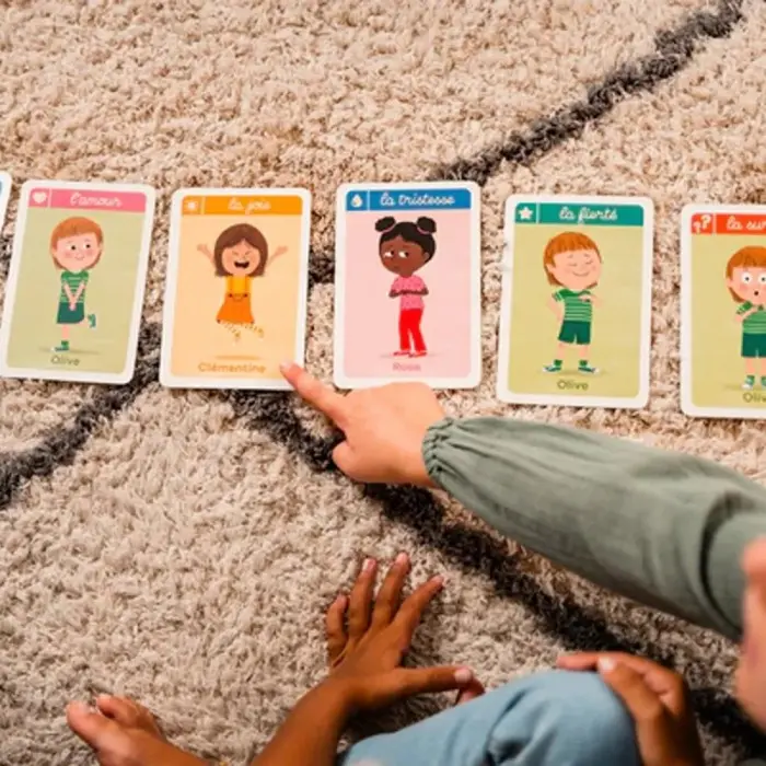 Nathan Jeu de Cartes - Les Émotions 3ans+ Jeux éducatifs -