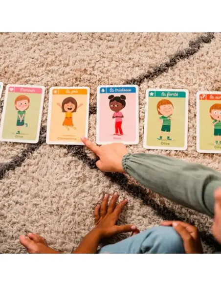 Nathan Jeu de Cartes - Les Émotions 3ans+ Jeux éducatifs -