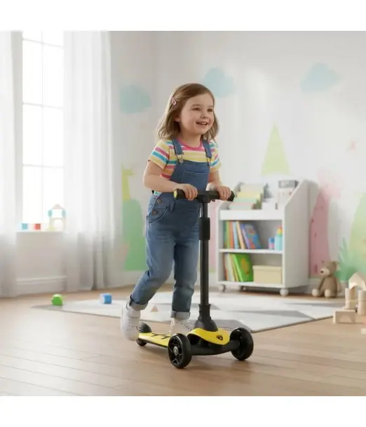 Lebei Trottinette Lamborghini - Jaune au Maroc - Baby And Mom 2