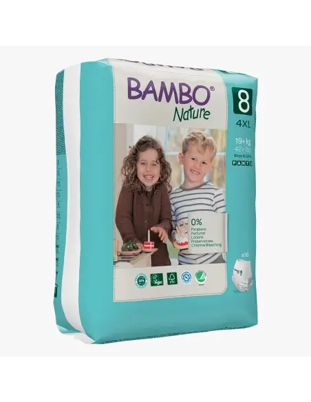 Bambo Nature diapers training pants Size 8 (19kg+) pack of 16