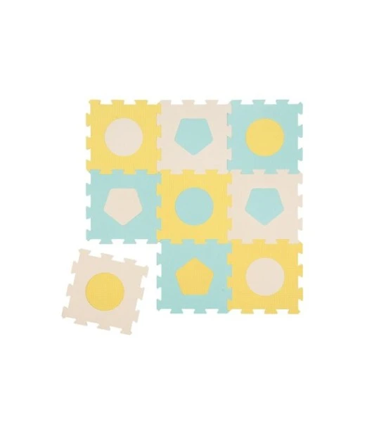 Ludi evolving foam play mat pastel 90x90x1.2 cm