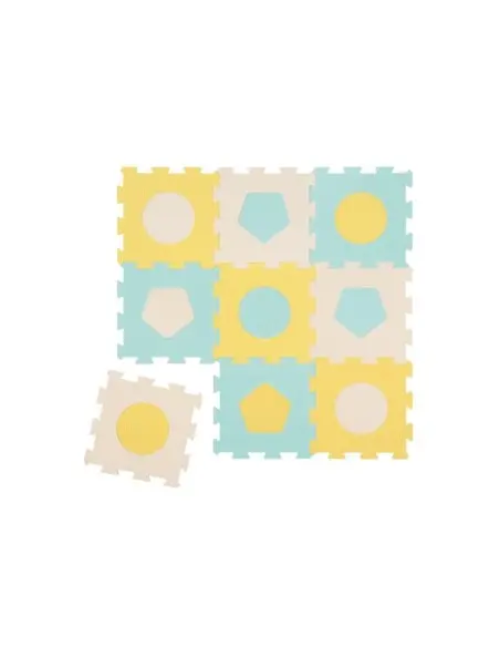 Ludi Tapis Mousse évolutif Pastel 90x90x1,2cm Tapis d'éveil -