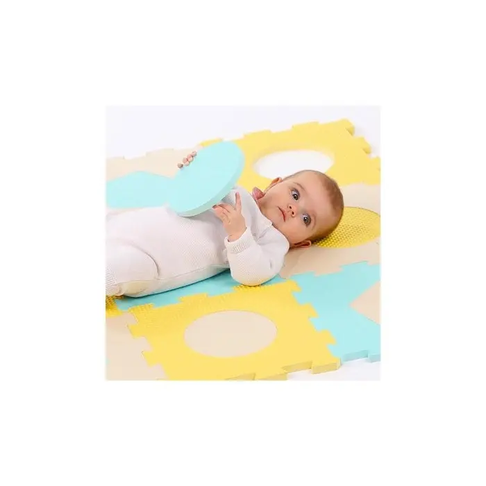 Ludi Tapis Mousse évolutif Pastel 90x90x1,2cm Tapis d'éveil -