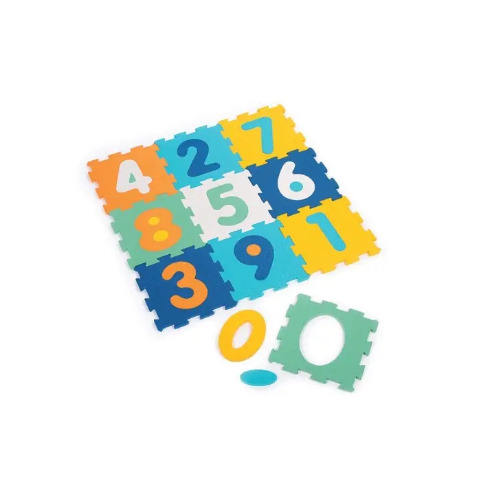 Ludi Tapis Mousse Dalles Chiffres 90x90x1,2 cm 10m+ dans Tapis d'éveil chez Baby And Mom Maroc