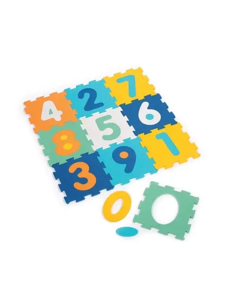 Ludi Tapis Mousse Dalles Chiffres 90x90x1,2 cm 10m+ dans Tapis d'éveil chez Baby And Mom Maroc