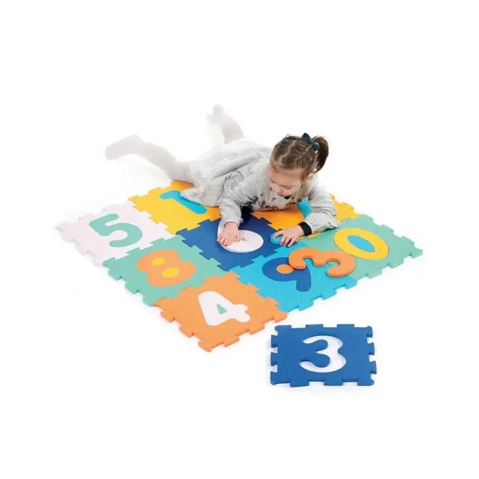 Ludi Tapis Mousse Dalles Chiffres 90x90x1,2 cm 10m+ dans Tapis d'éveil chez Baby And Mom Maroc