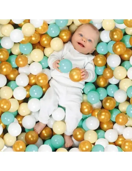 Ludi 90 Balles de Jeu Or 6mois+ Tapis d'éveil - Ludi Maroc