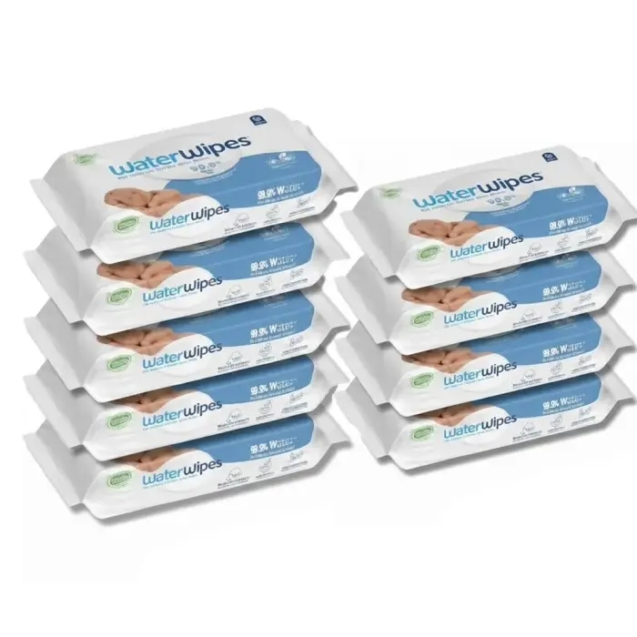 WaterWipes Lingettes Value Pack - 9 paquets Lingettes -