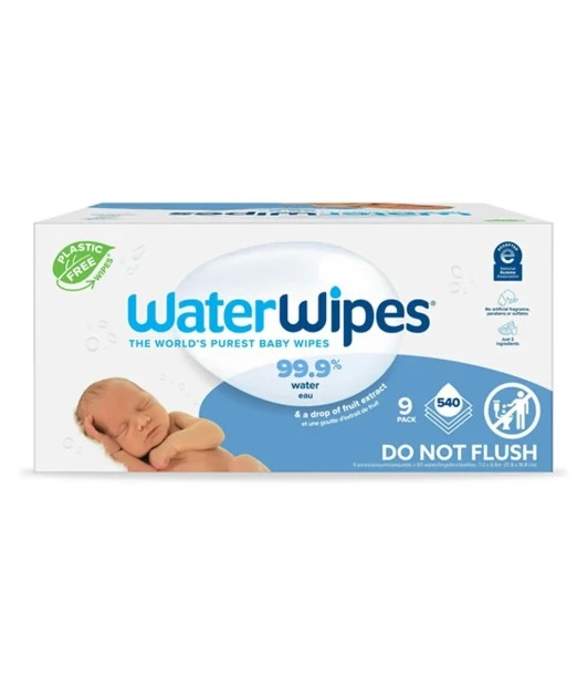 WaterWipes wipes Value Pack - 9 packs