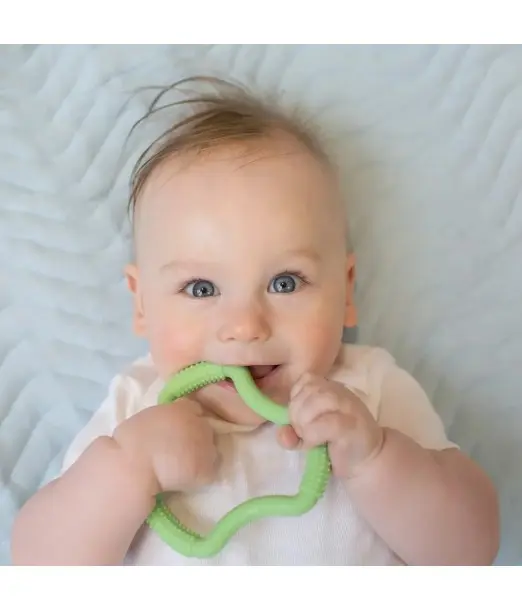 Dr Brown's Anneau de dentition Flexees 3m+ Vert au Maroc - Baby And Mom 2