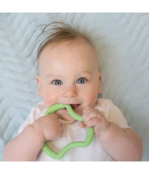 Dr Brown's Flexees teething ring 3m+ Green 2