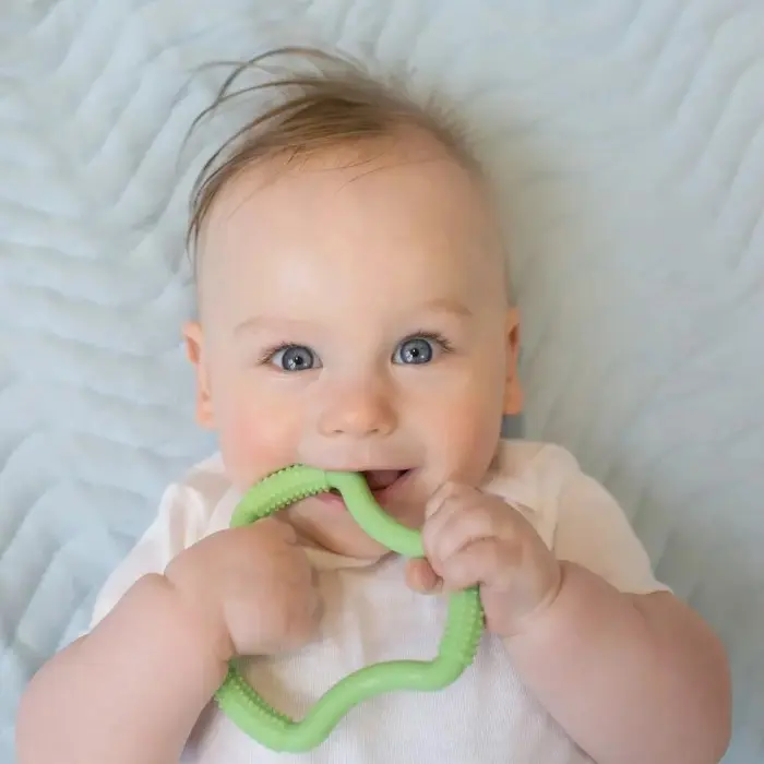 Dr Brown's Anneau de dentition Flexees 3m+ Vert Anneau de