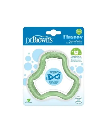 Dr Brown's Anneau de dentition Flexees 3m+ Vert Anneau de