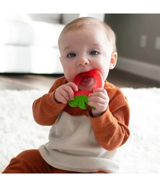 Dr Brown's teething ring apple — from 3 months 2