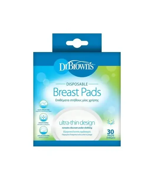 Dr Brown's Coussinets d’Allaitement Jetables 30 Pièces