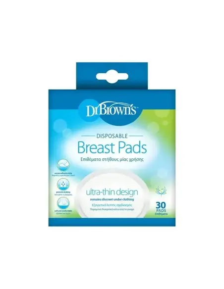 Dr Brown's Coussinets d’Allaitement Jetables 30 Pièces