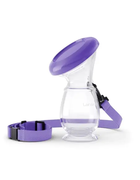 Lansinoh milk collector - silicone breast pump 100 ml — photo 3