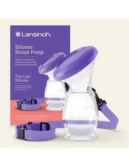 Lansinoh milk collector - silicone breast pump 100 ml