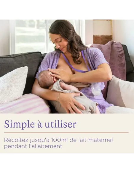 Lansinoh milk collector - silicone breast pump 100 ml — photo 4