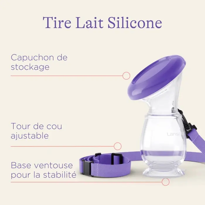 Lansinoh Recueil lait - Tire lait silicone 100ml Accessoires