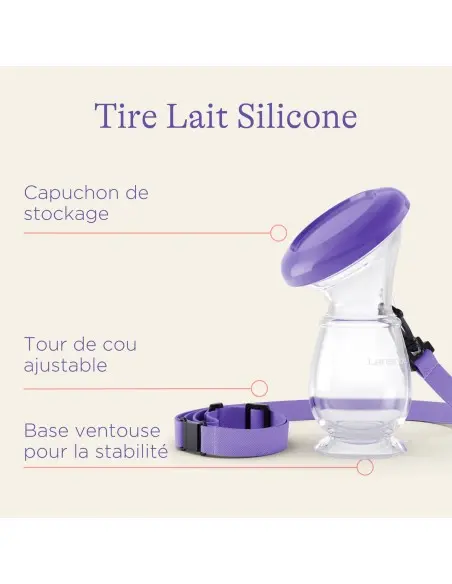 Lansinoh Recueil lait - Tire lait silicone 100ml Accessoires
