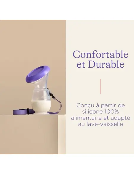 Lansinoh milk collector - silicone breast pump 100 ml — photo 7
