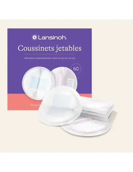 Lansinoh disposable breastfeeding pads 60 units