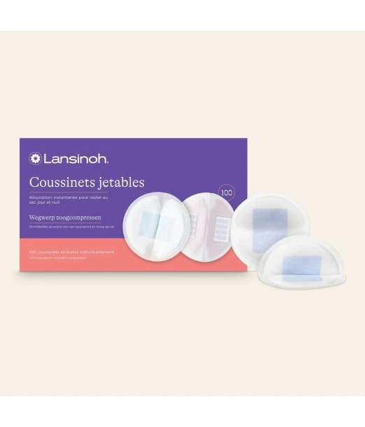 Lansinoh Disposable breastfeeding pads 100 units