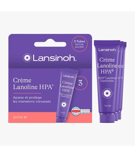 Lansinoh HPA® Lanolin cream — nipple care 3x7 ml