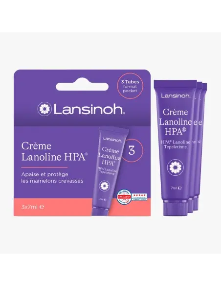 Lansinoh HPA® Lanolin cream — nipple care 3x7 ml