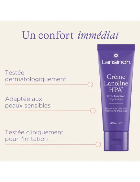 Crème Lansinoh À La Lanoline HPA® - Soins Mamelons 10ml Soins
