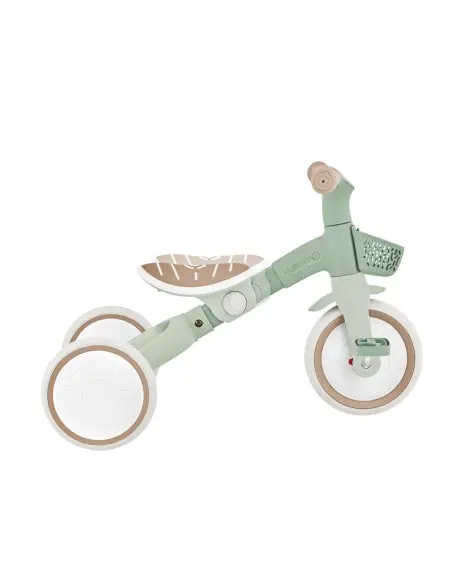 Globber 3-in-1 learning tricycle PLUS ECOLOGICAL - from 12 months to 3 years Sage — photo 4