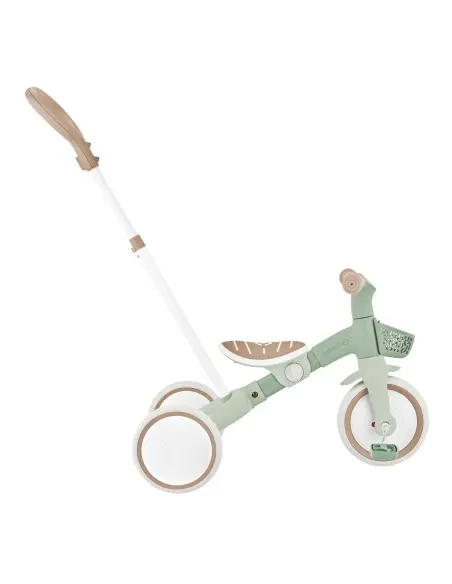 Globber 3-in-1 learning tricycle PLUS ECOLOGICAL - from 12 months to 3 years Sage — photo 6