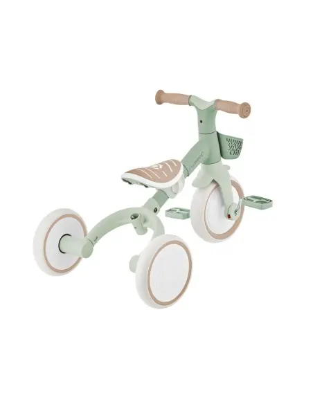 Globber 3-in-1 learning tricycle PLUS ECOLOGICAL - from 12 months to 3 years Sage — photo 8